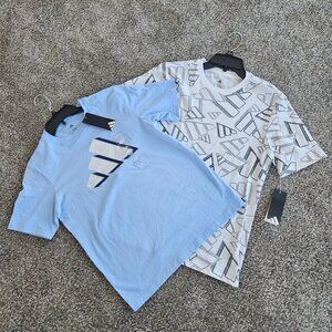 Two Boys L (14/16) Adidas Tee Shirts NWT